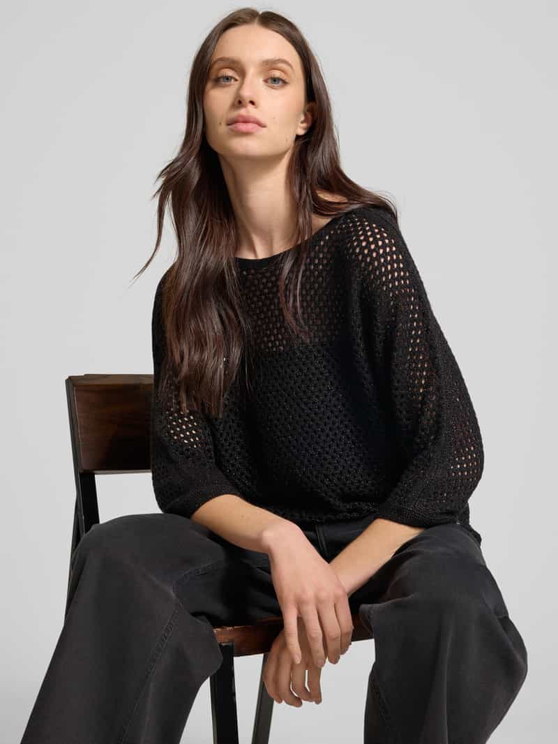 BRAX Gebreide pullover met 3 4-mouwen model 'Emma'