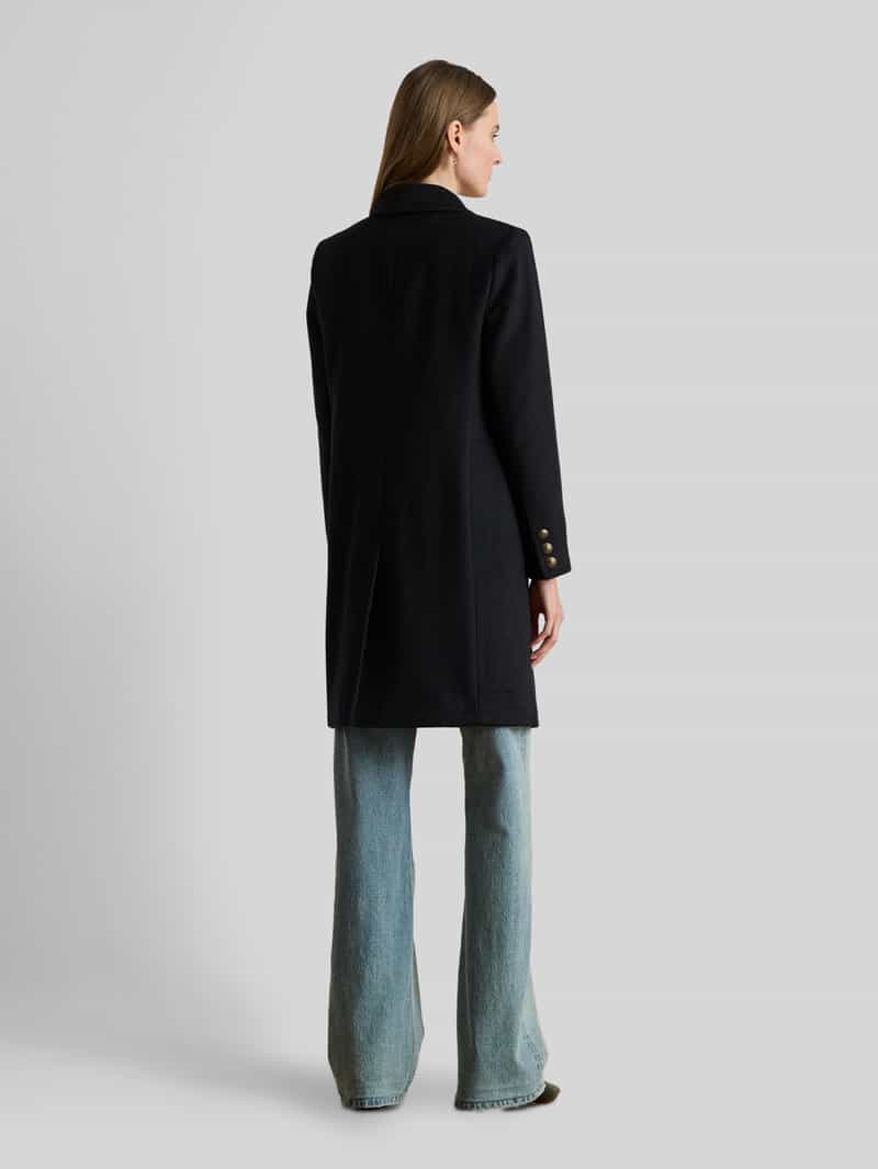 Lauren Ralph Lauren Regular fit lange jas van mix van wol en kasjmier