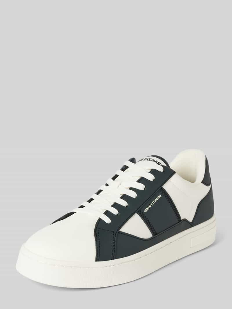 Armani Exchange Sneakers met vetersluiting