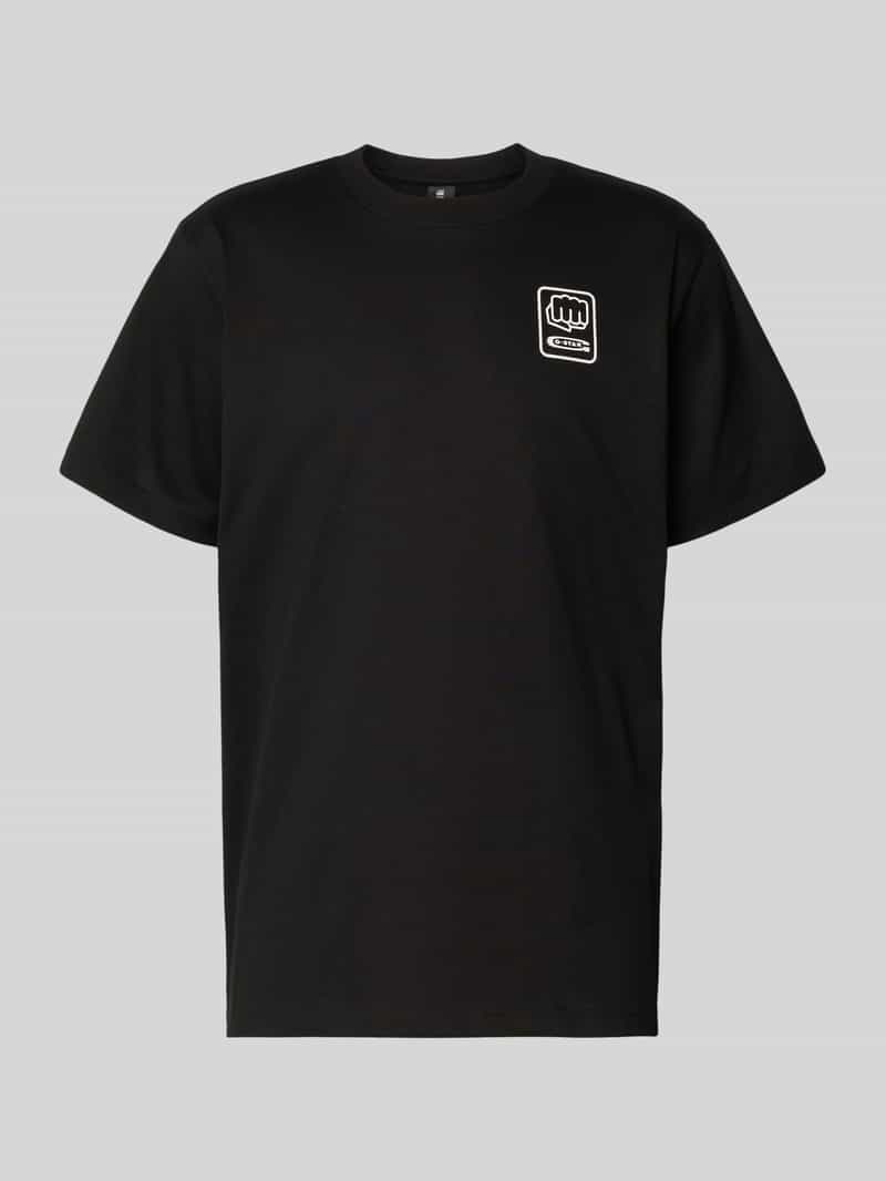 G-Star Raw Loose fit T-shirt met labelprint