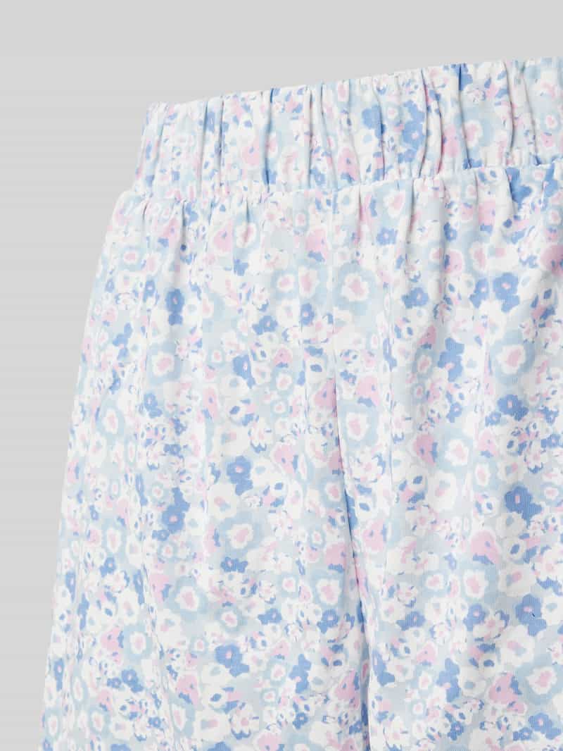 Marc O'Polo Loose fit korte pyjamabroek van zuiver katoen met abstract bloemenpatroon