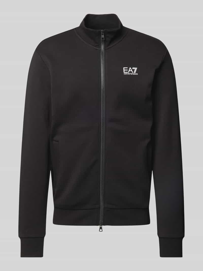EA7 Emporio Armani Sweatjack met labelprint