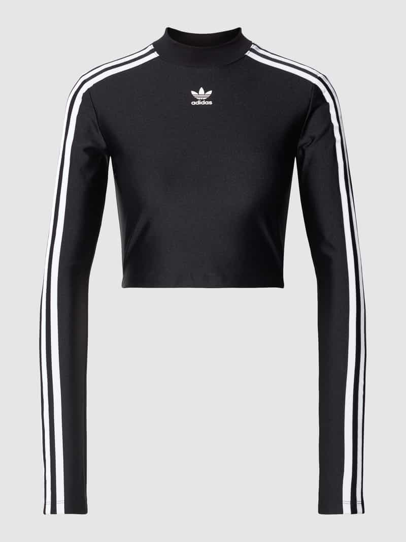 adidas Originals Kort shirt met lange mouwen en labelprint