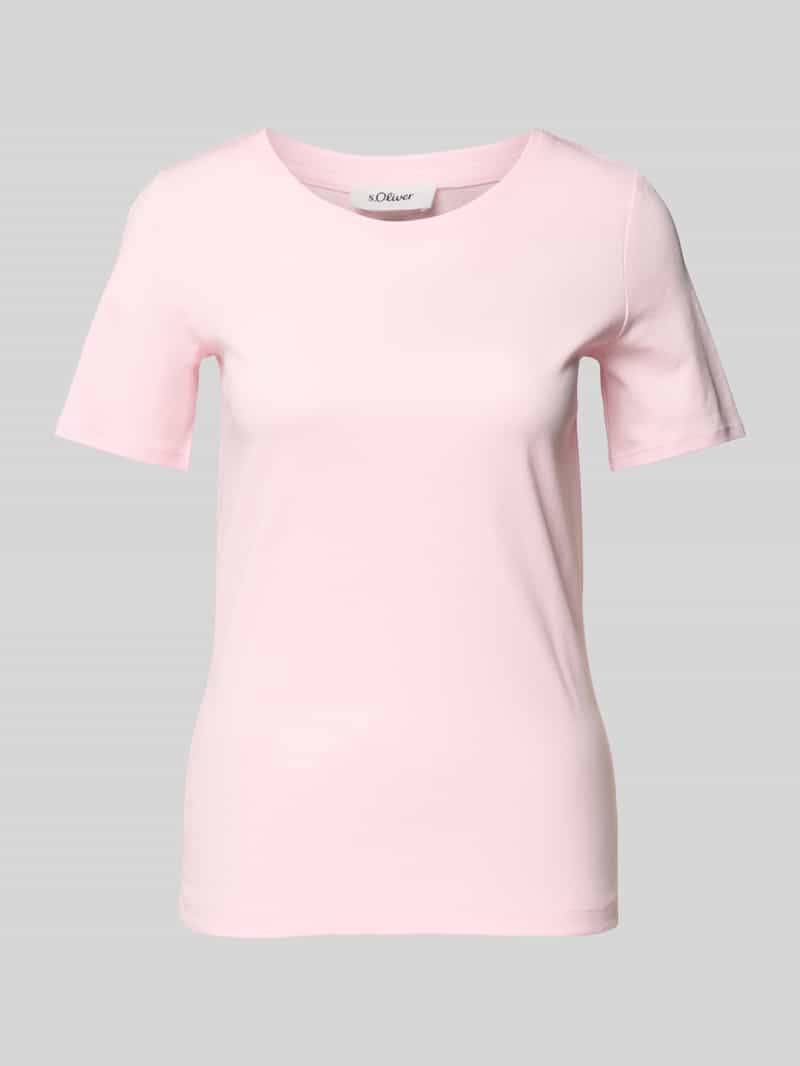 s.Oliver RED LABEL Slim fit T-shirt van katoen