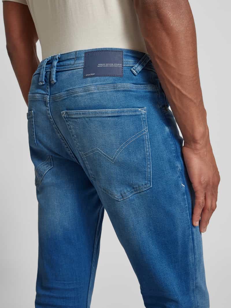 Tom Tailor Denim Straight fit jeans van katoenmix model 'AEDAN'