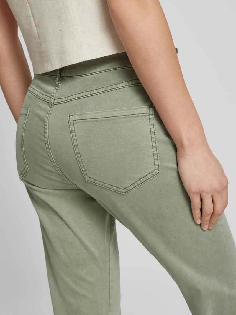 s.Oliver RED LABEL Slim fit stoffen broek van katoenmix