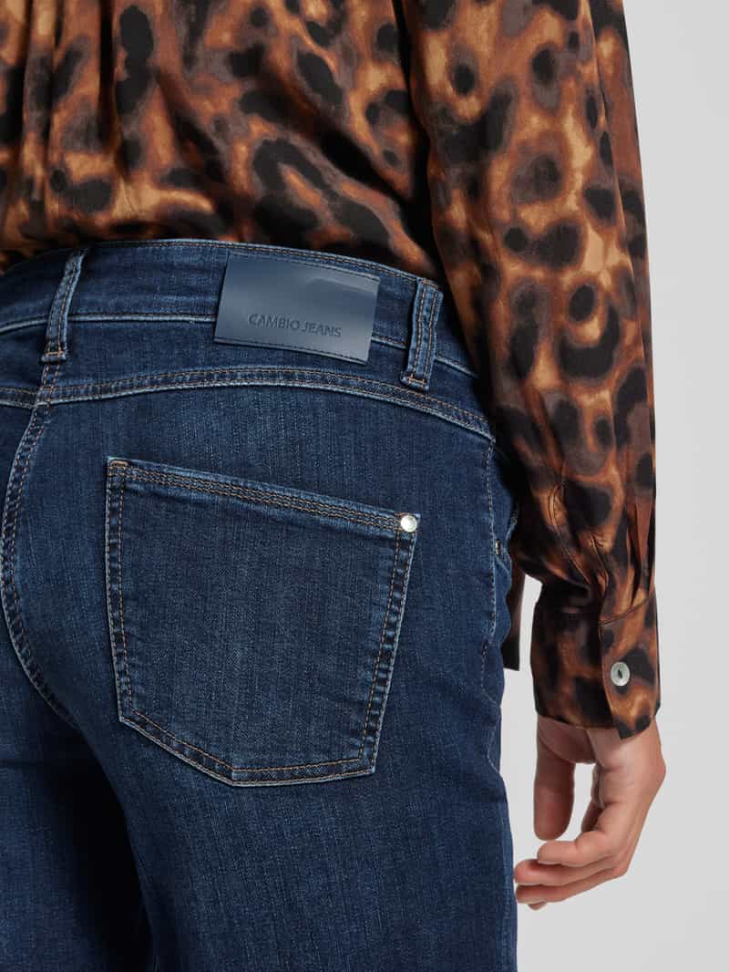 CAMBIO Straight fit jeans met siernaden model 'POSH'