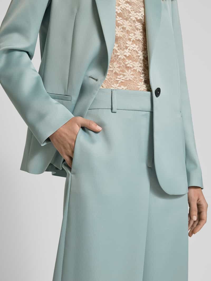 Jake*s Collection Wide leg stoffen broek met riemlussen
