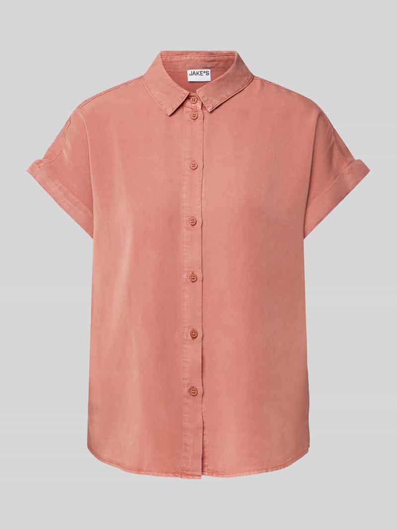 Jake*s Casual Regular fit overhemdblouse met knoopsluiting