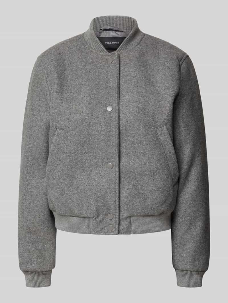 Vero Moda Regular fit collegejack met drukknopen model 'FORTUNE'