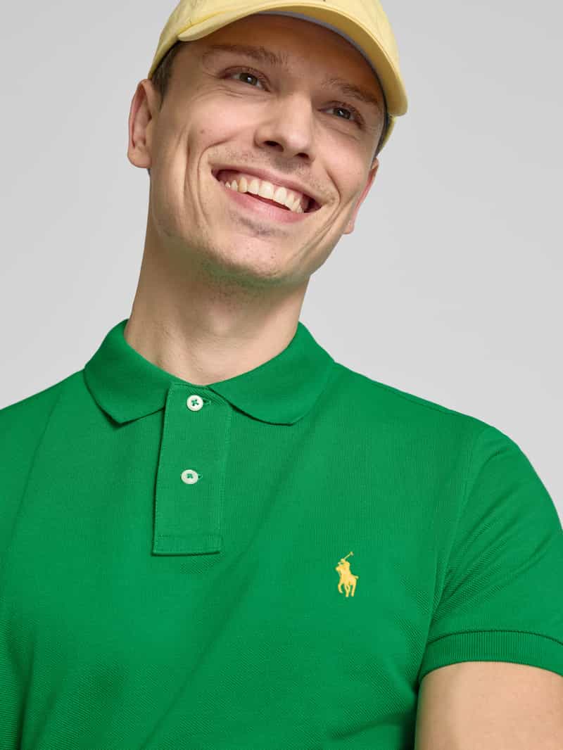Polo Ralph Lauren Custom slim fit poloshirt van puur katoen