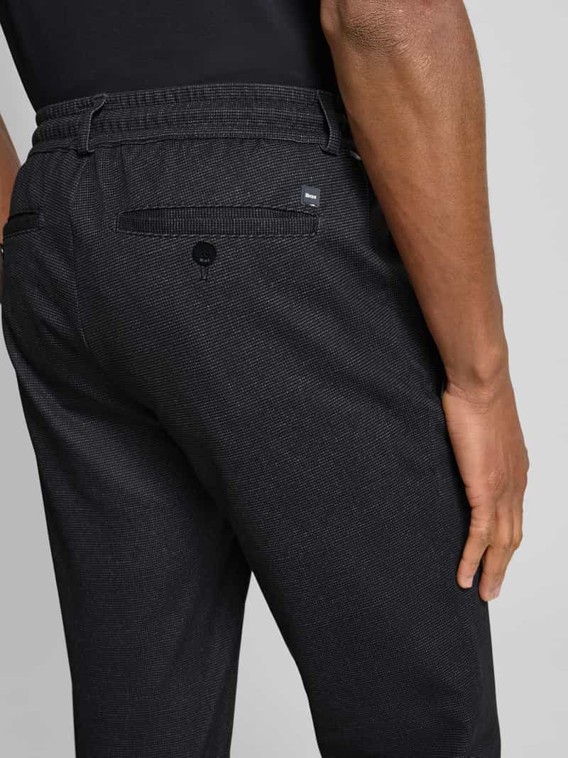 BRAX Regular fit broek met tunnelkoord en viscose model 'PHIL'