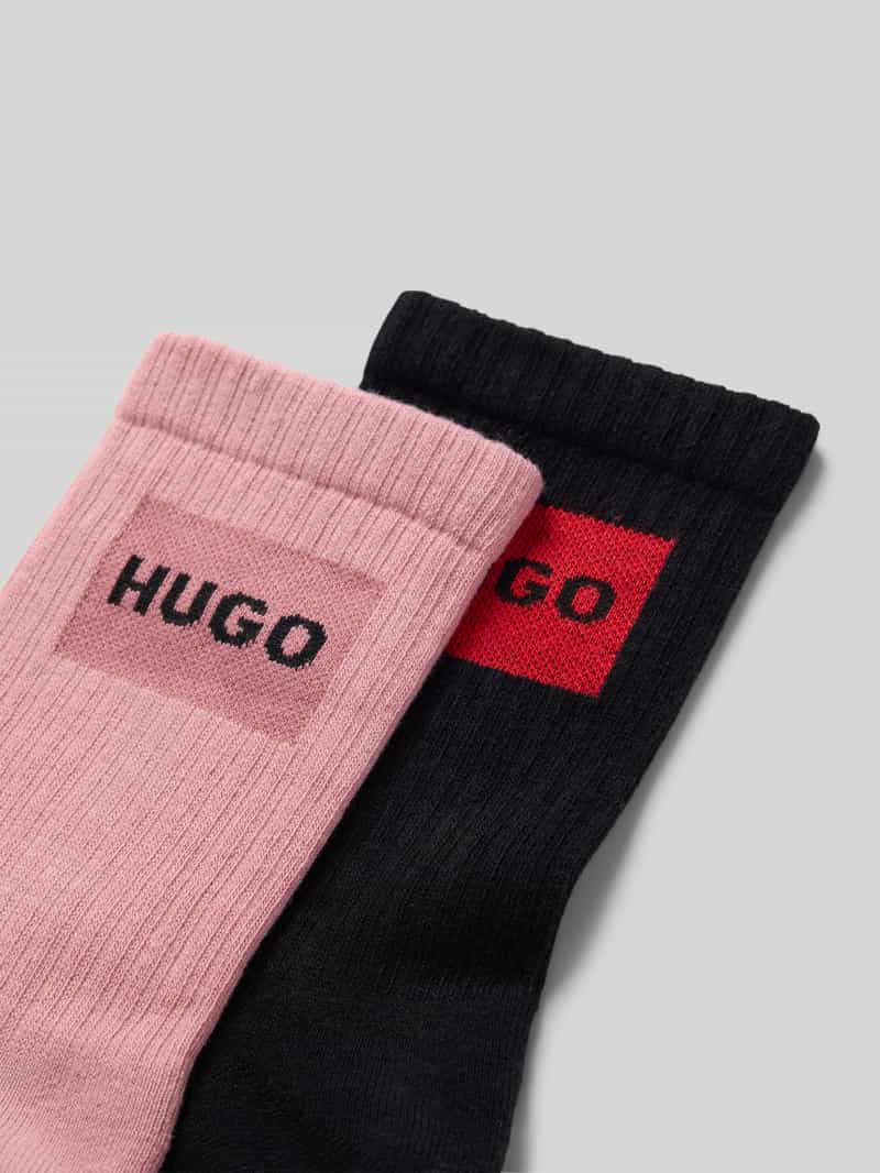 HUGO Sokken van katoenmix in een set van 2 paar