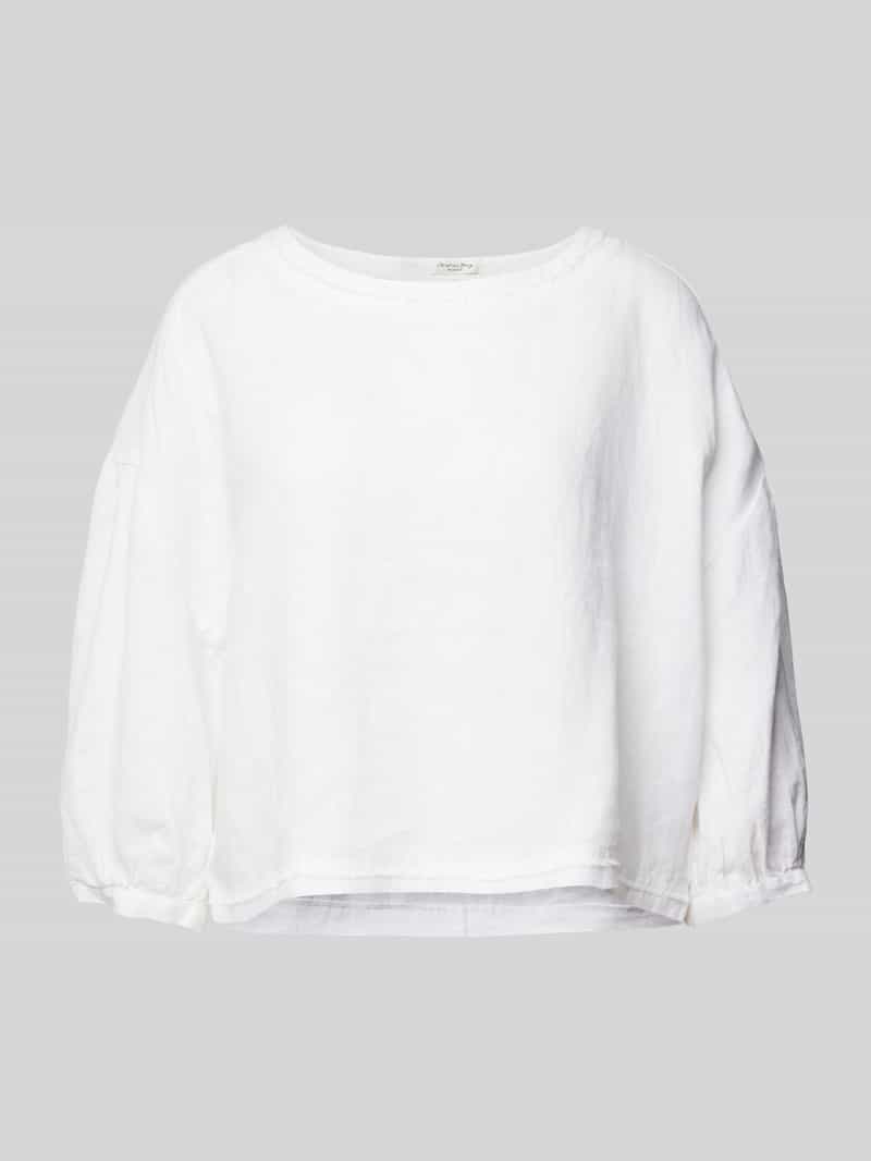 Christian Berg Woman Relaxed fit linnen blouse met 3 4-mouwen