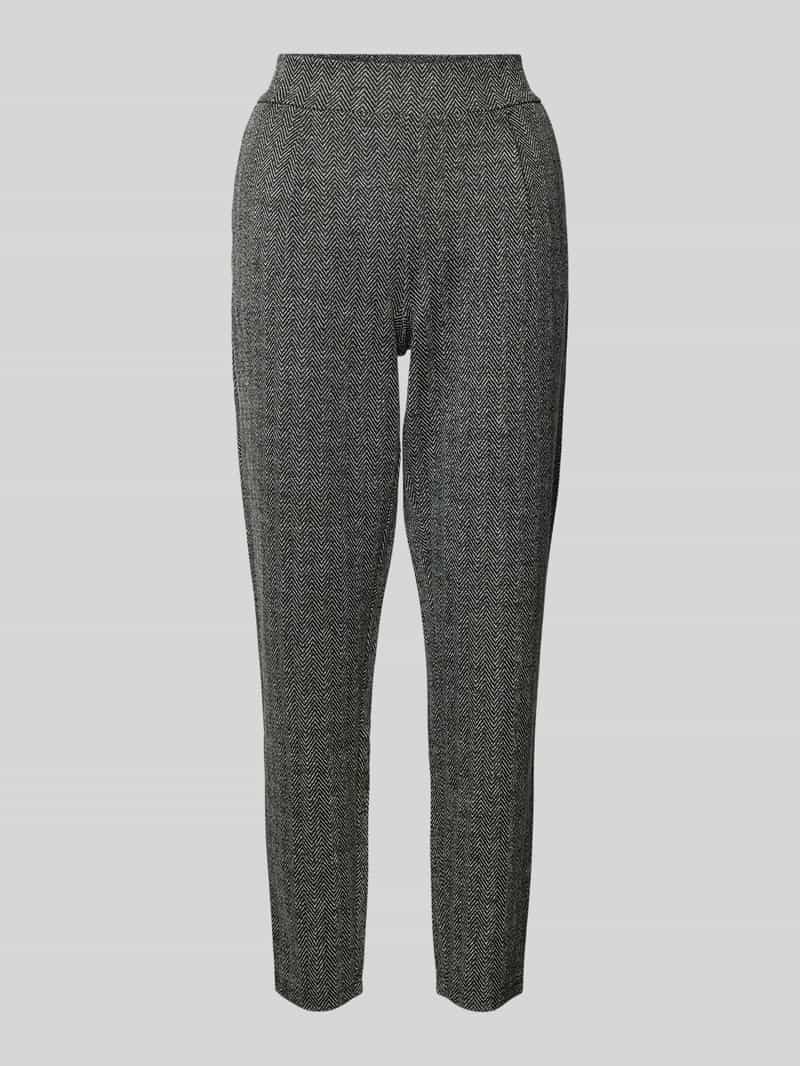 Ichi Stoffen broek met deelnaden model 'KATE'