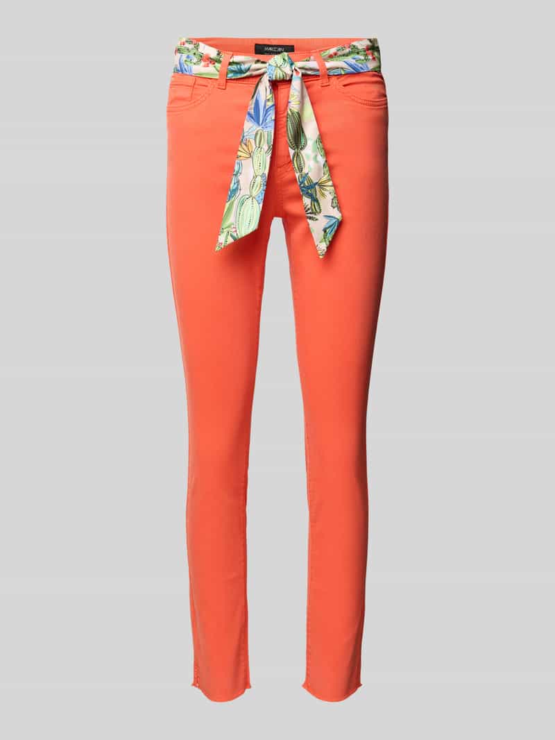 Marc Cain Jeans met stoffen riem