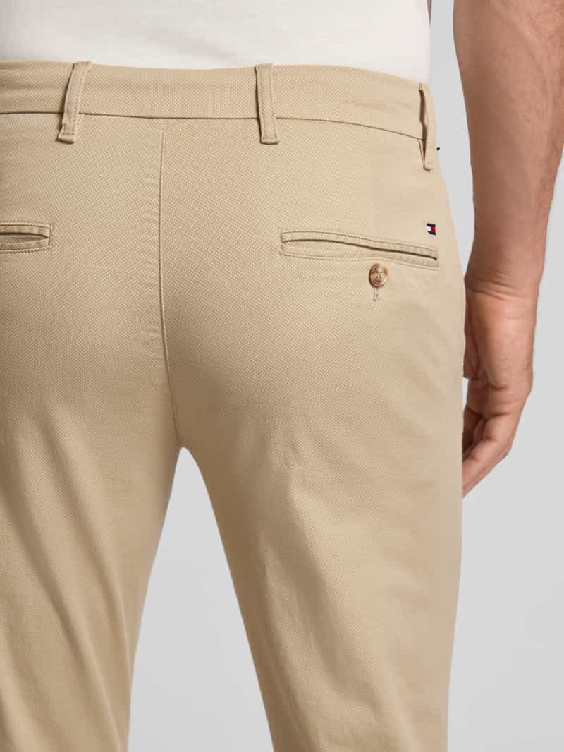 Tommy Hilfiger Slim fit chino van katoenmix