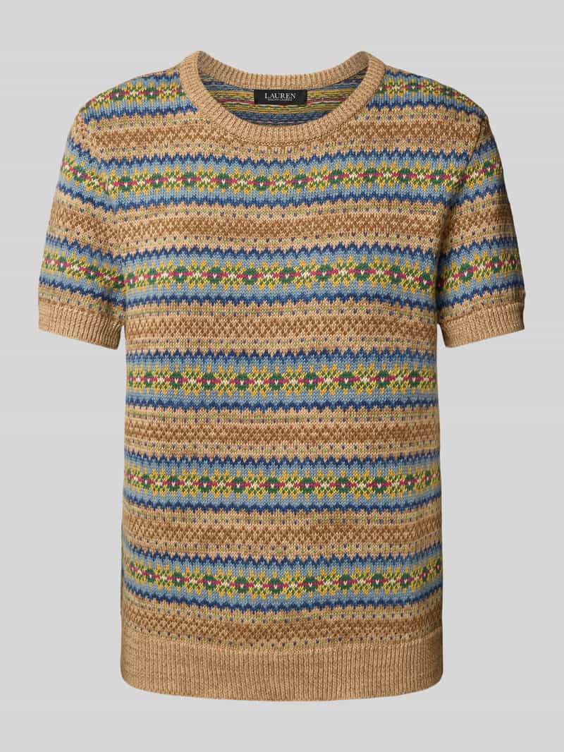 Lauren Ralph Lauren Pullover in design met korte mouwen