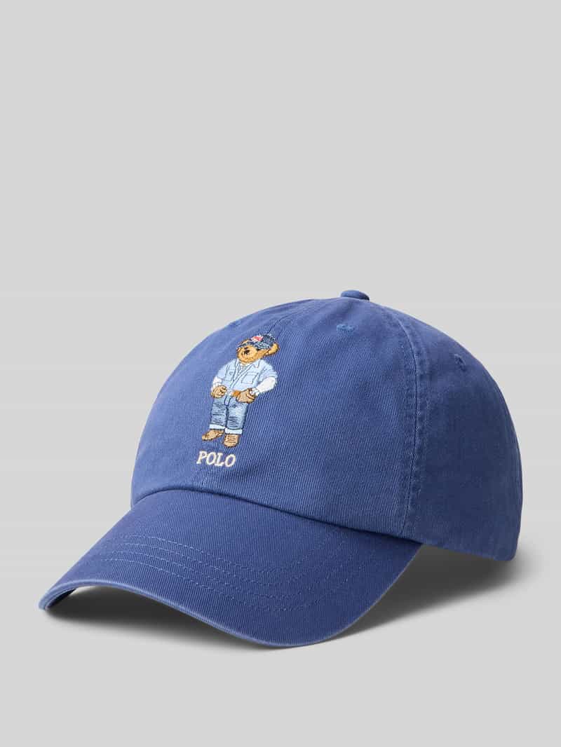 Cap met polo bear logodetail