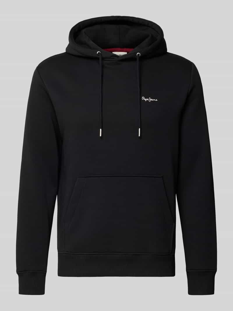 Pepe Jeans Regular fit hoodie van katoenmix model 'GRIFFIN'