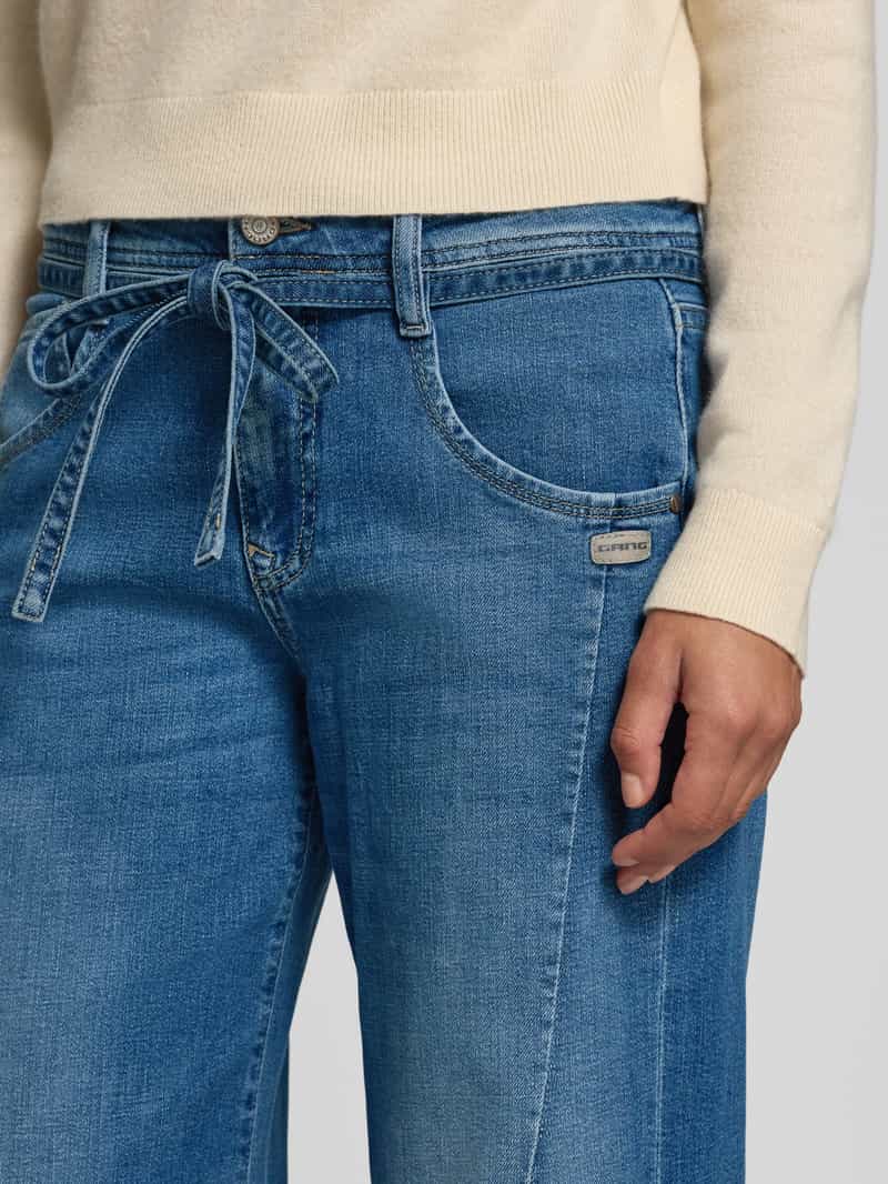 Gang Loose fit jeans met strikceintuur model 'CLAIRE'