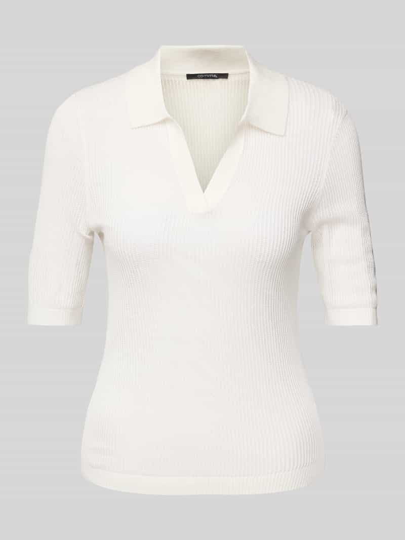 comma Gebreide pullover met polokraag