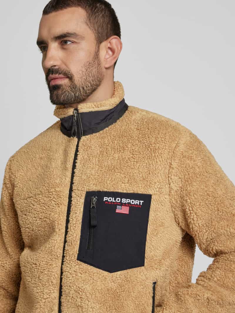 Polo Sport Sweatjack van teddybont