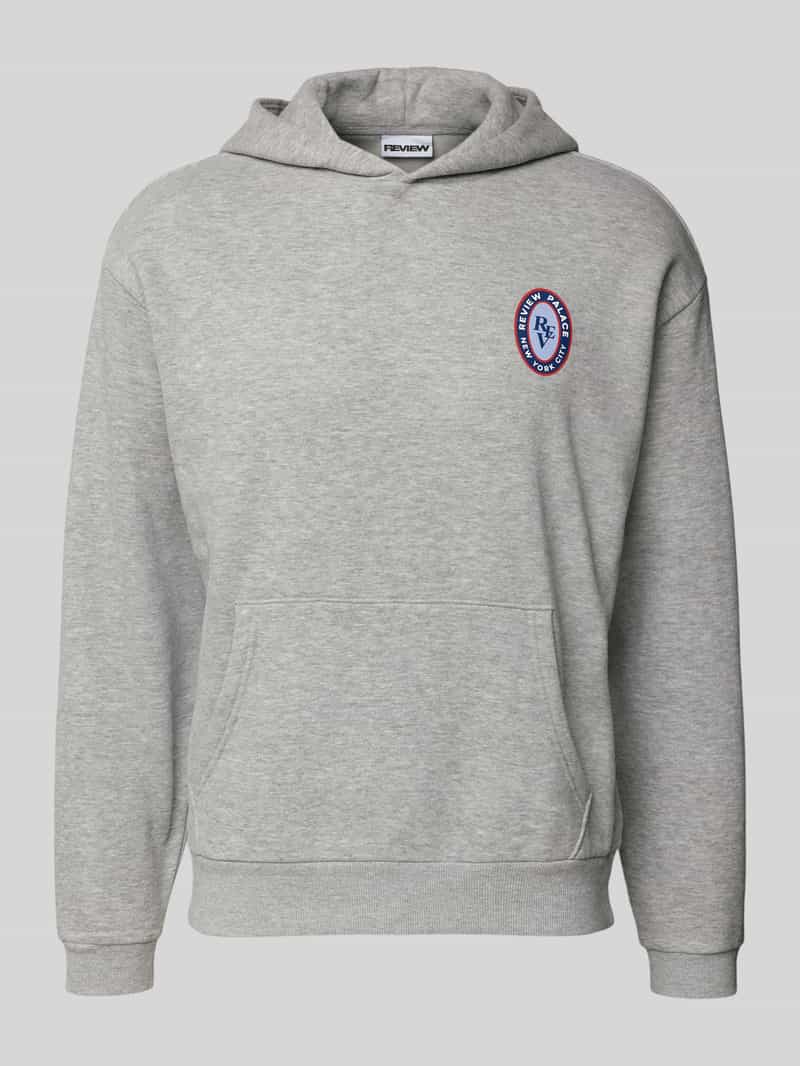 Hoodie met labelprint