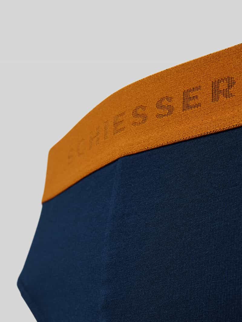 Schiesser Slip met elastische band met logo in een set van 3 stuks