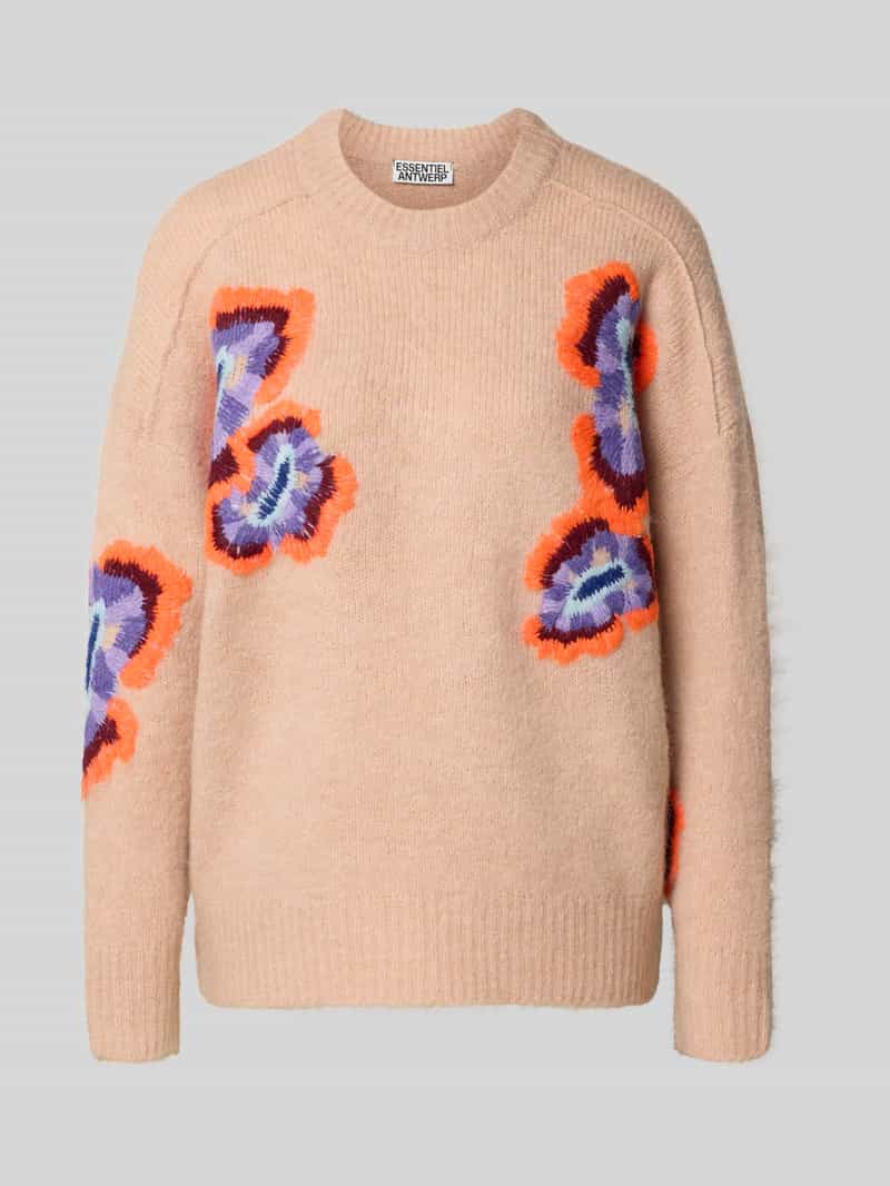 Essentiel Antwerp Loose fit pullover met wol