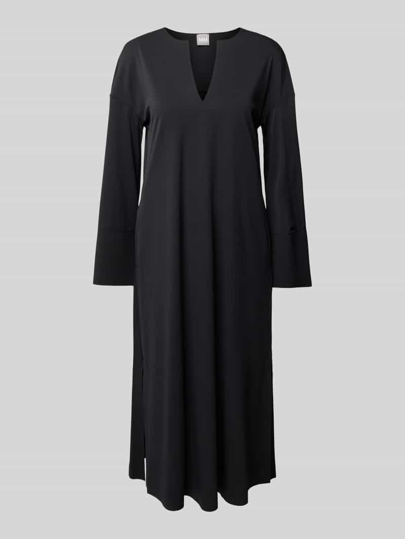 MM Midi-jurk met V-hals model 'RAPACE'