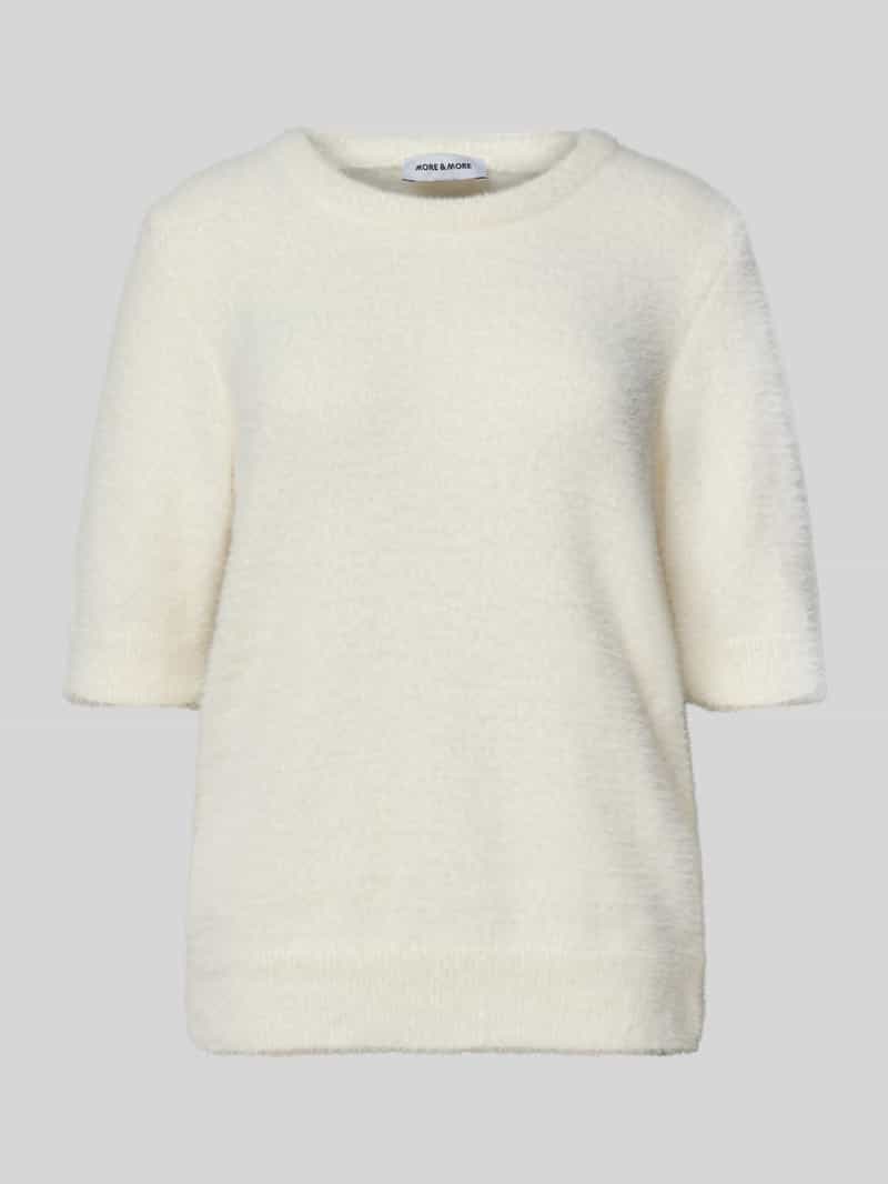 MORE & MORE Gebreid shirt met ronde hals