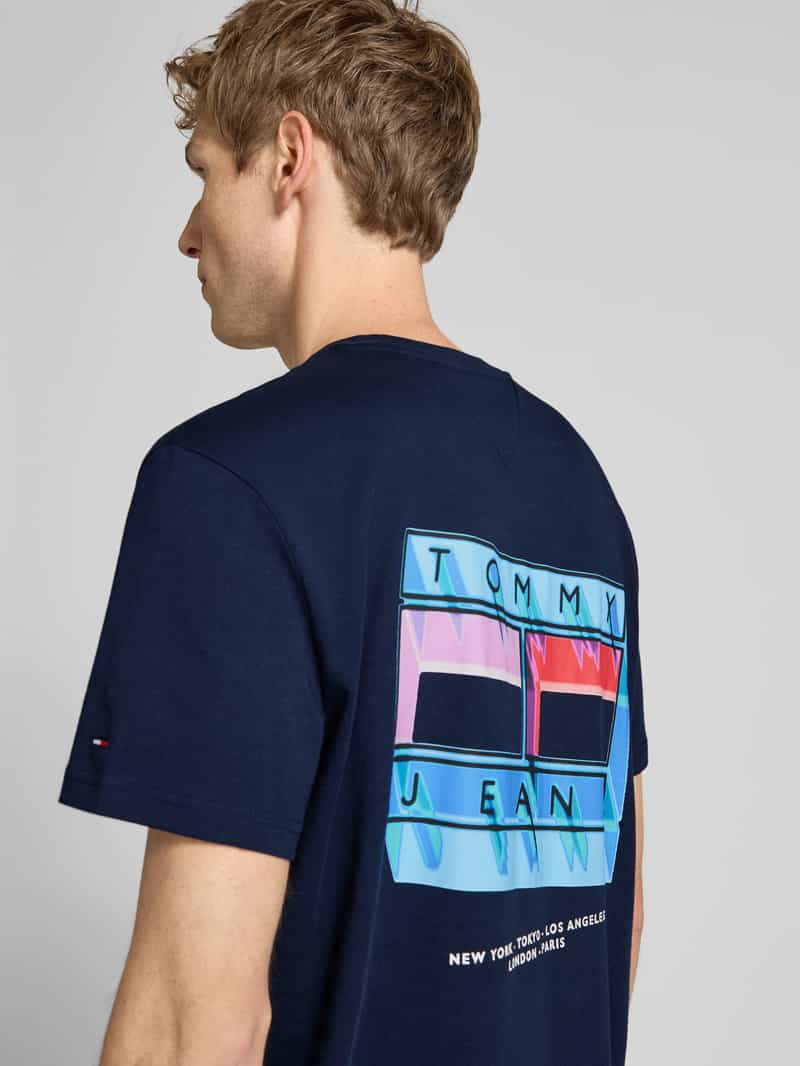 Tommy Jeans Regular fit T-shirt van puur katoen