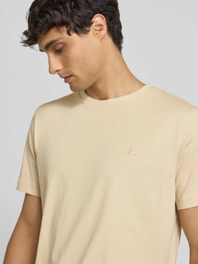 Lerros T-shirt met logostitching