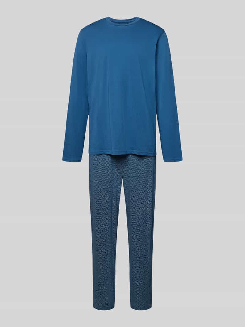 Regular fit pyjamaset in langärmelig design model 'Casual'