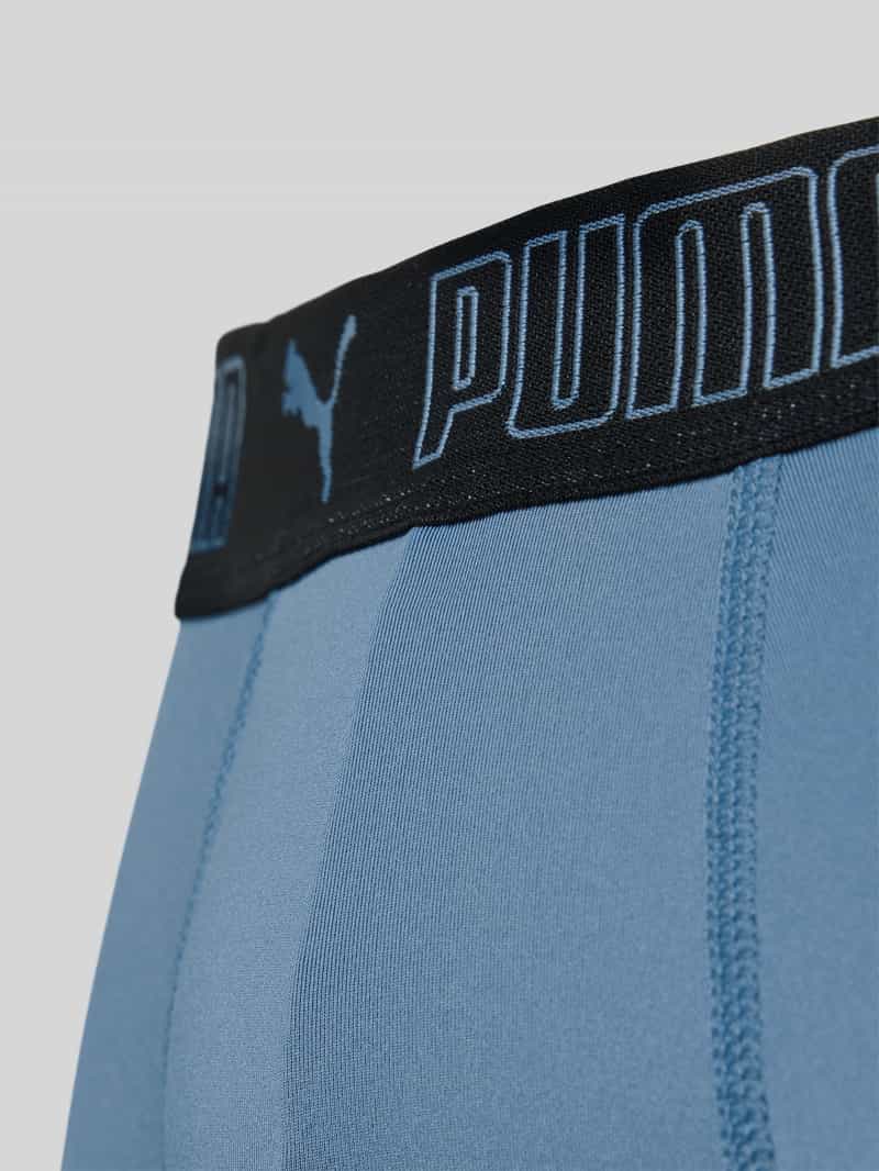 Puma Boxershort met elastische logoband in een set van 2 stuks