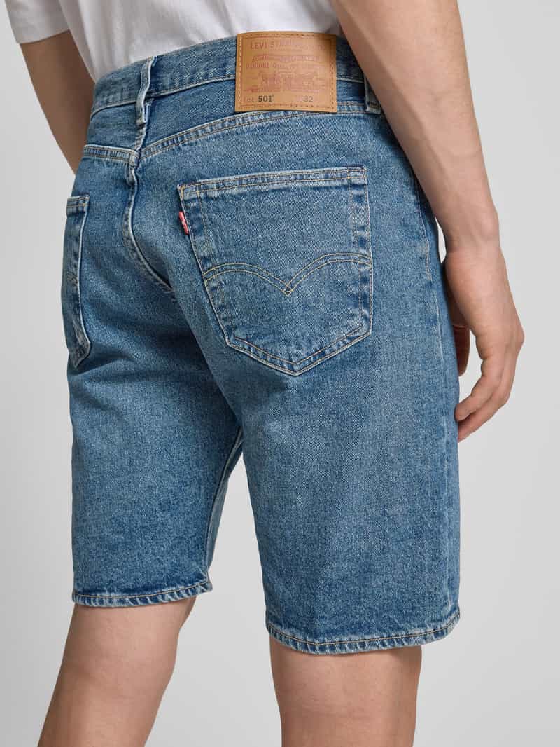 Levi's Korte regular fit jeans in 5-pocketmodel model '501'