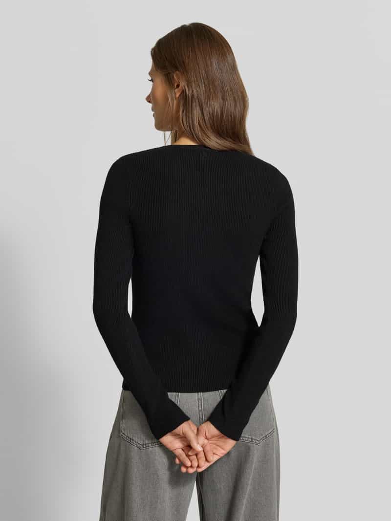 MYON Slim fit longsleeve in brei-look