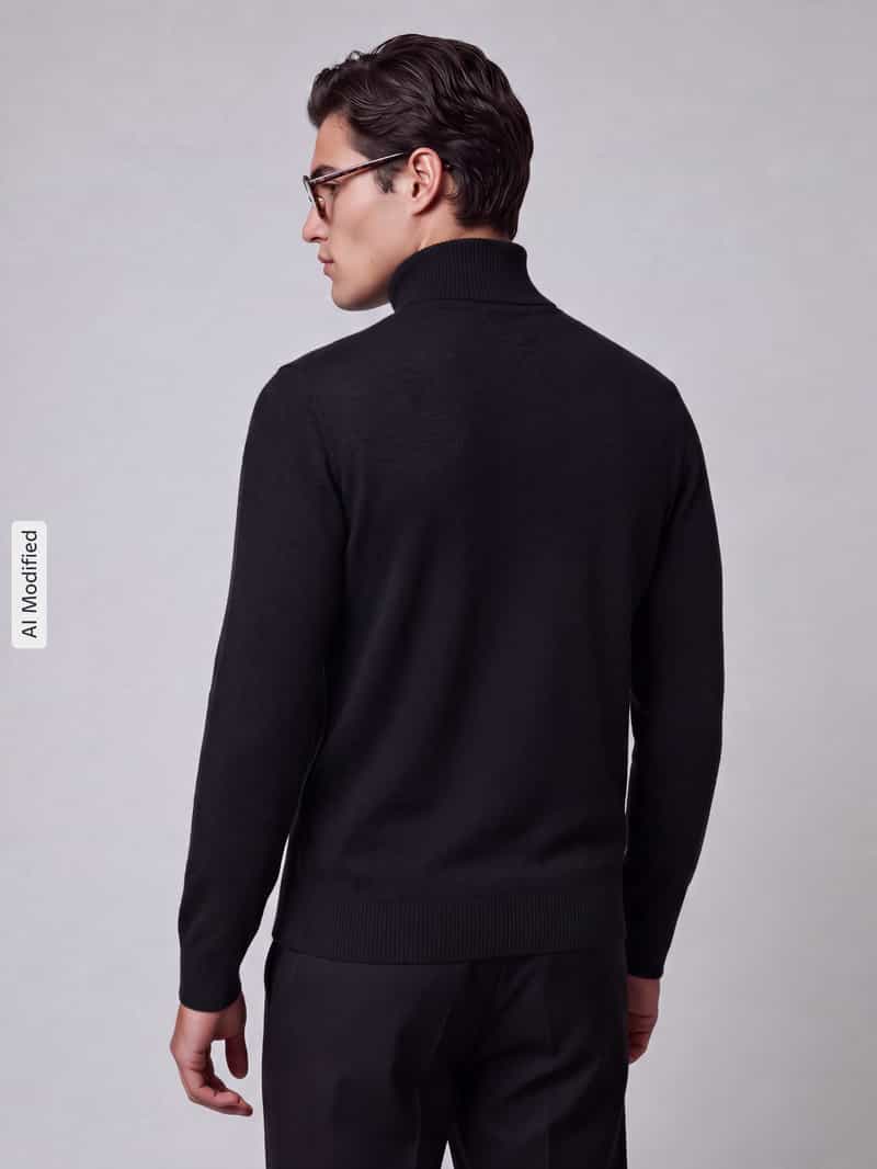 Jake*s Studio Men Regular fit coltrui van zuivere wol model 'MIKO'