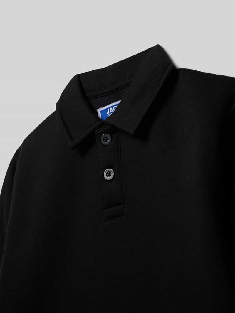 jack & jones Sweatshirt met platte kraag model 'BRADLEY'