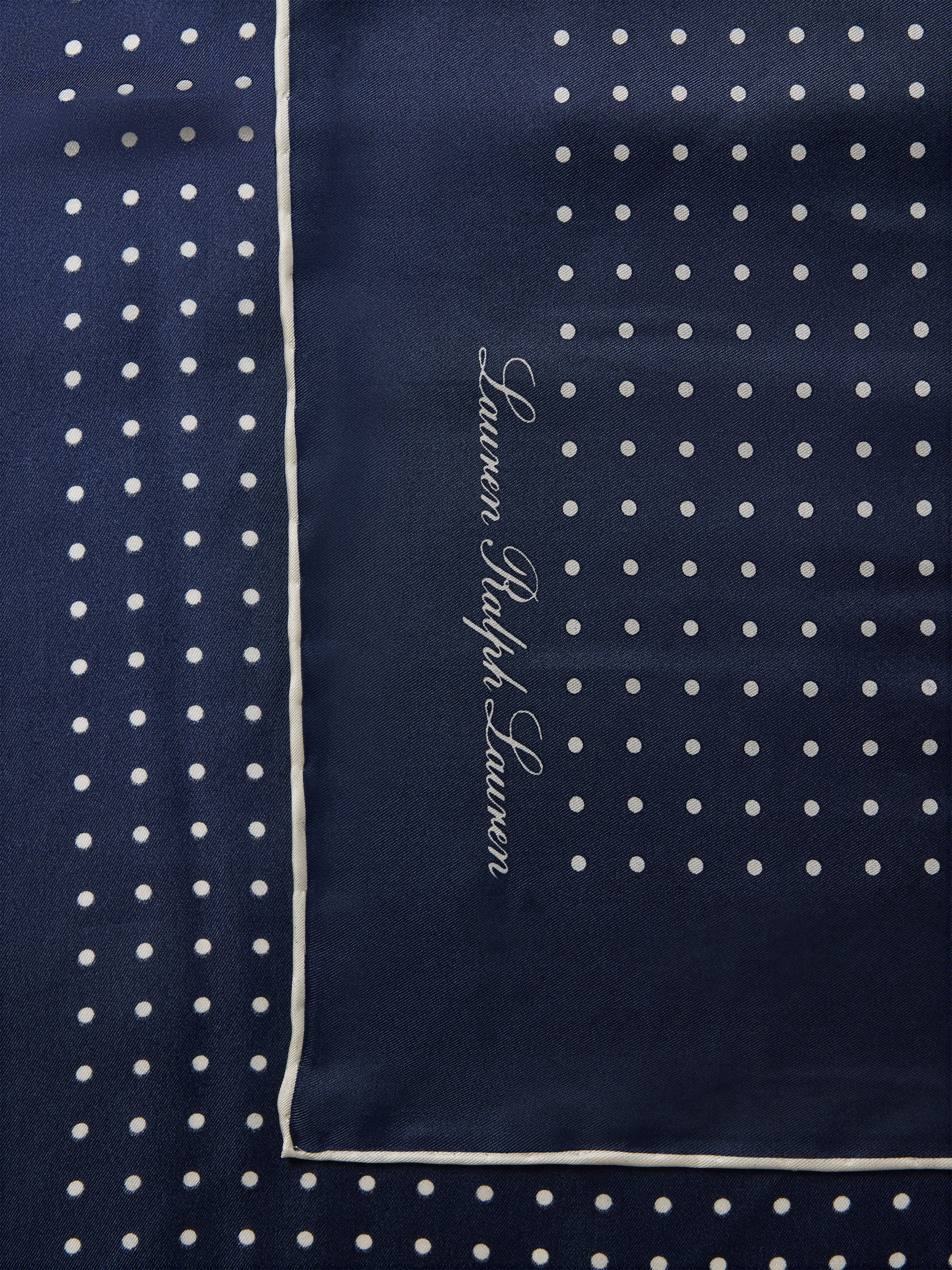 Lauren Ralph Lauren Zijden sjaal met logoprint model 'DOT'