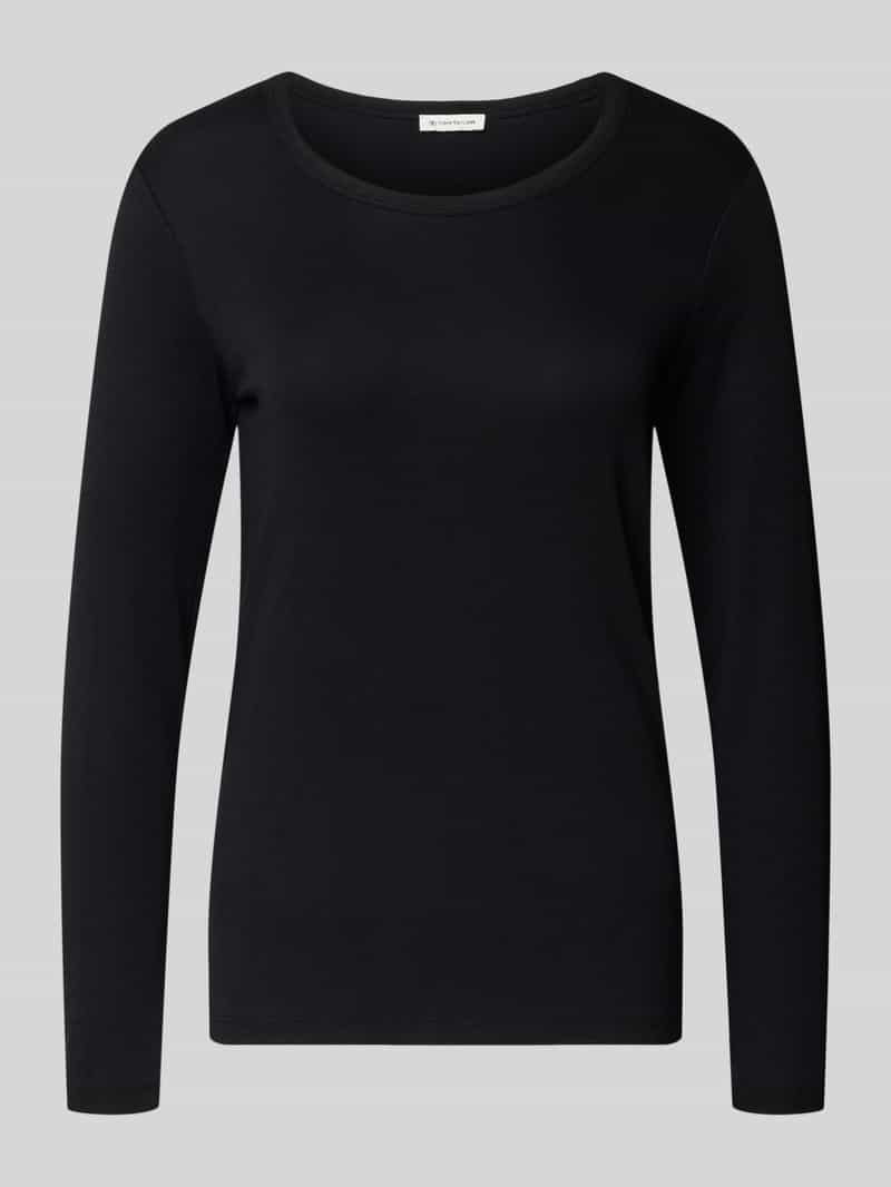 Tom Tailor Regular fit shirt met lange mouwen van katoenmix