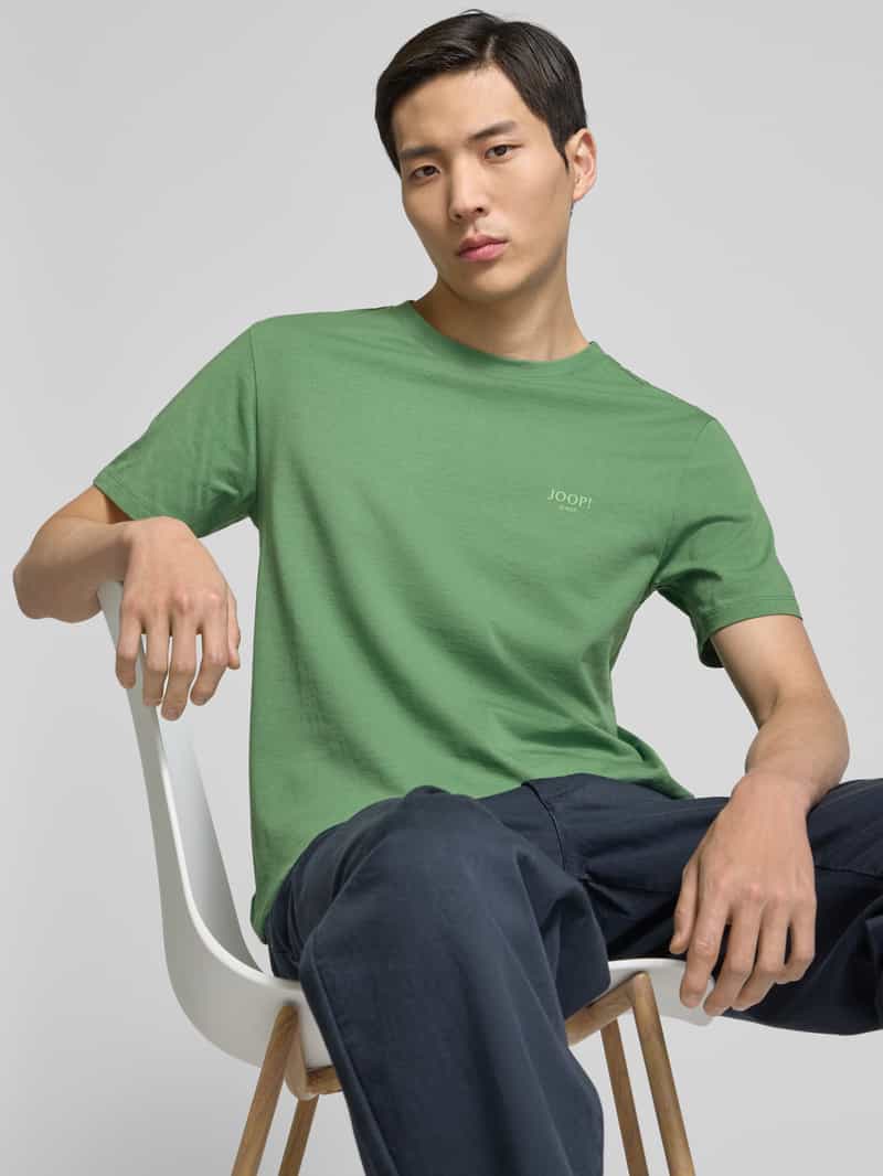 JOOP! JEANS T-shirt met labelprint model 'Alphis'