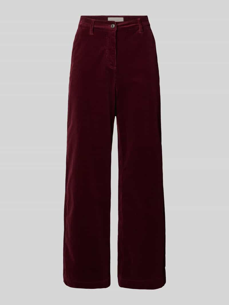 FREE QUENT Corduroy broek met wijde pijpen model 'Cordy'