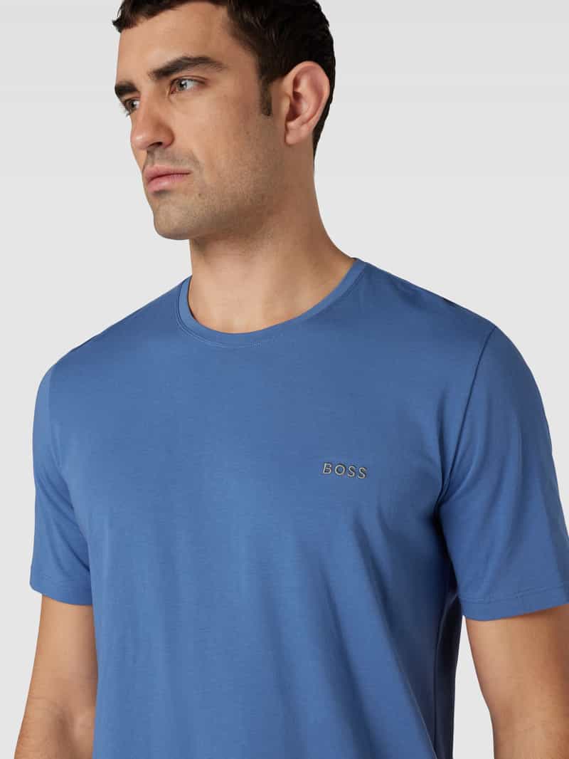 Boss T-shirt met labelstitching