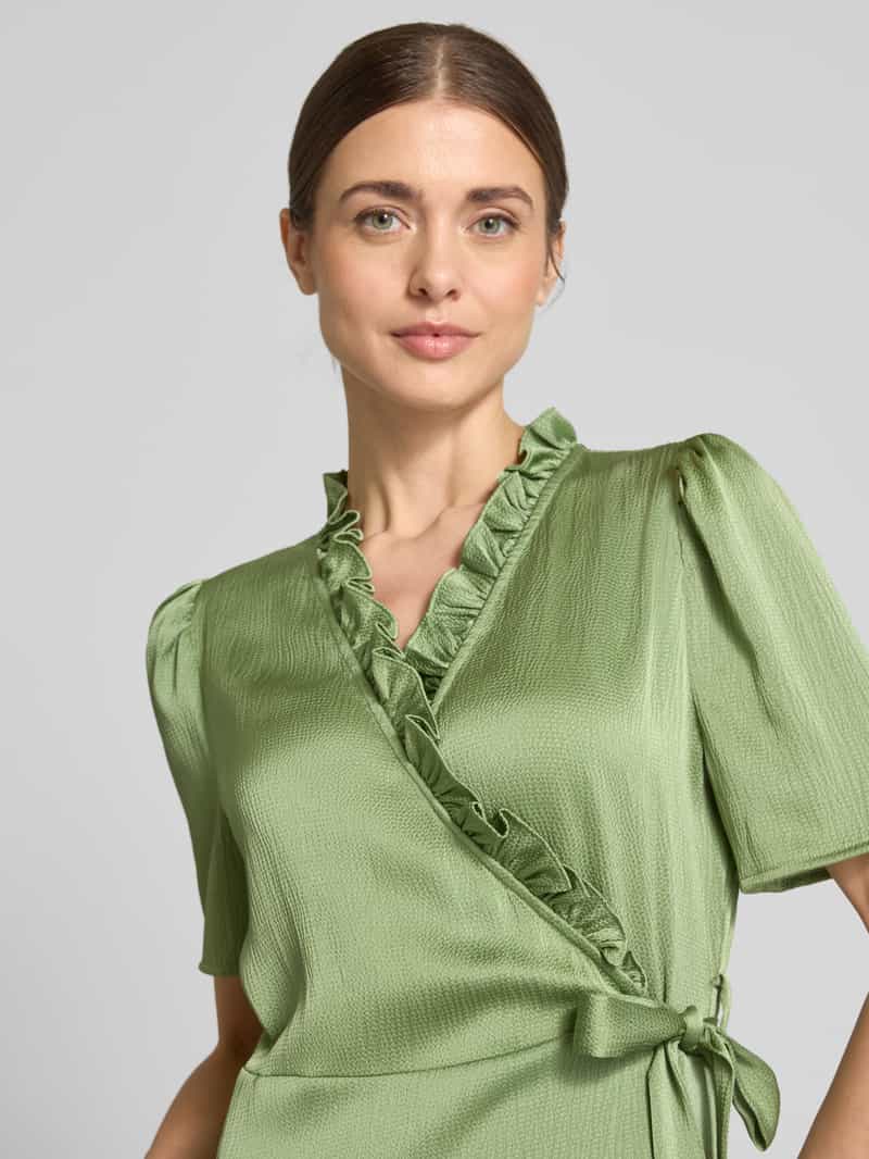 A-view Midi-jurk in wikkellook model 'Peony'