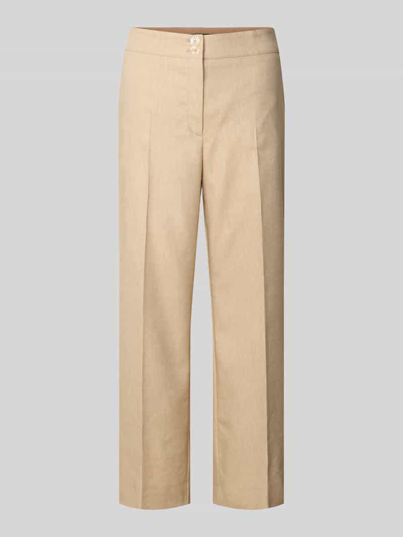 Betty Barclay Straight leg pantalon met persplooien