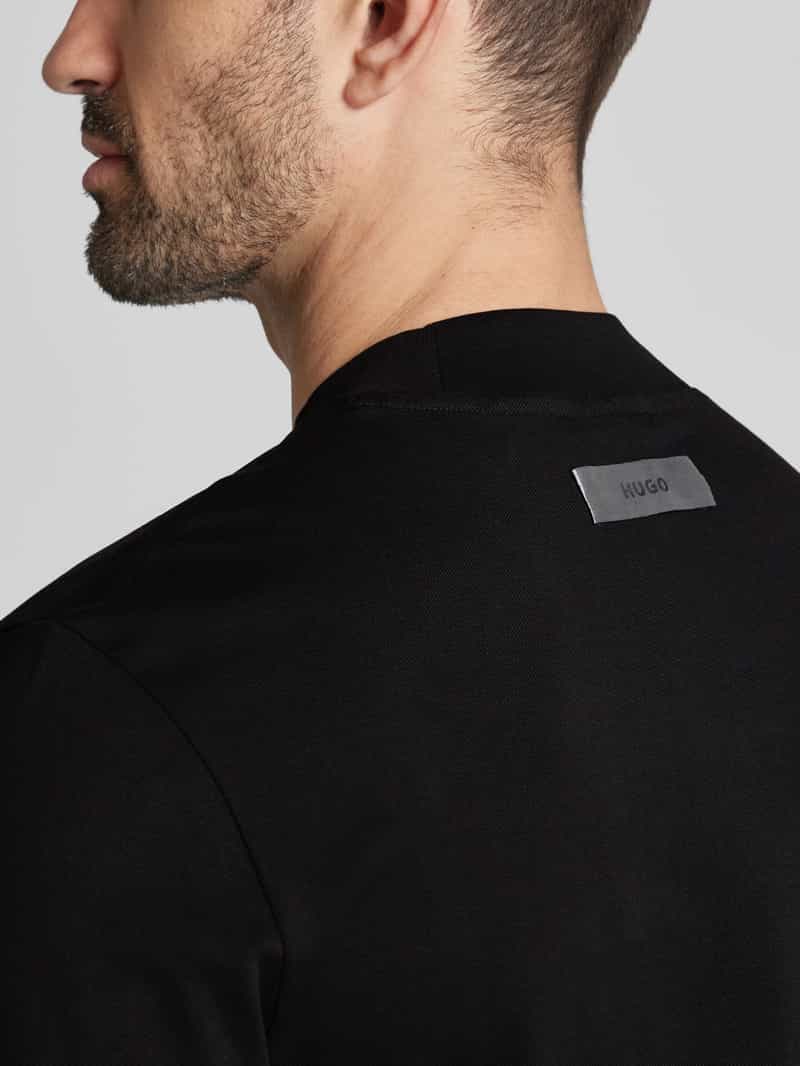 HUGO Shirt met lange mouwen en ronde hals model 'Dimersolo'