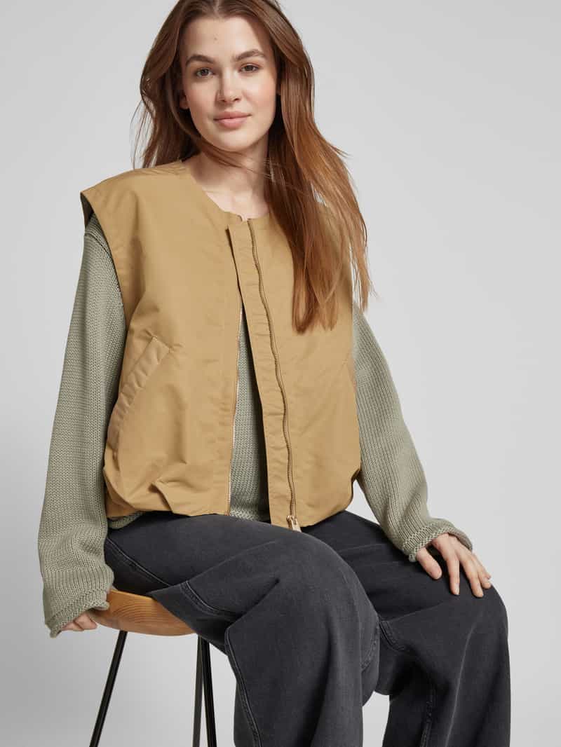 MOS MOSH Gilet met ritssluiting in twee richtingen model 'KURA'