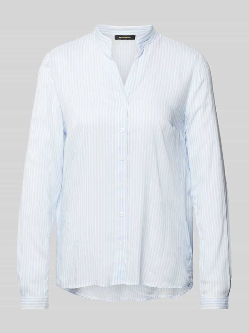 MORE & MORE Blouse van viscose met streepmotief